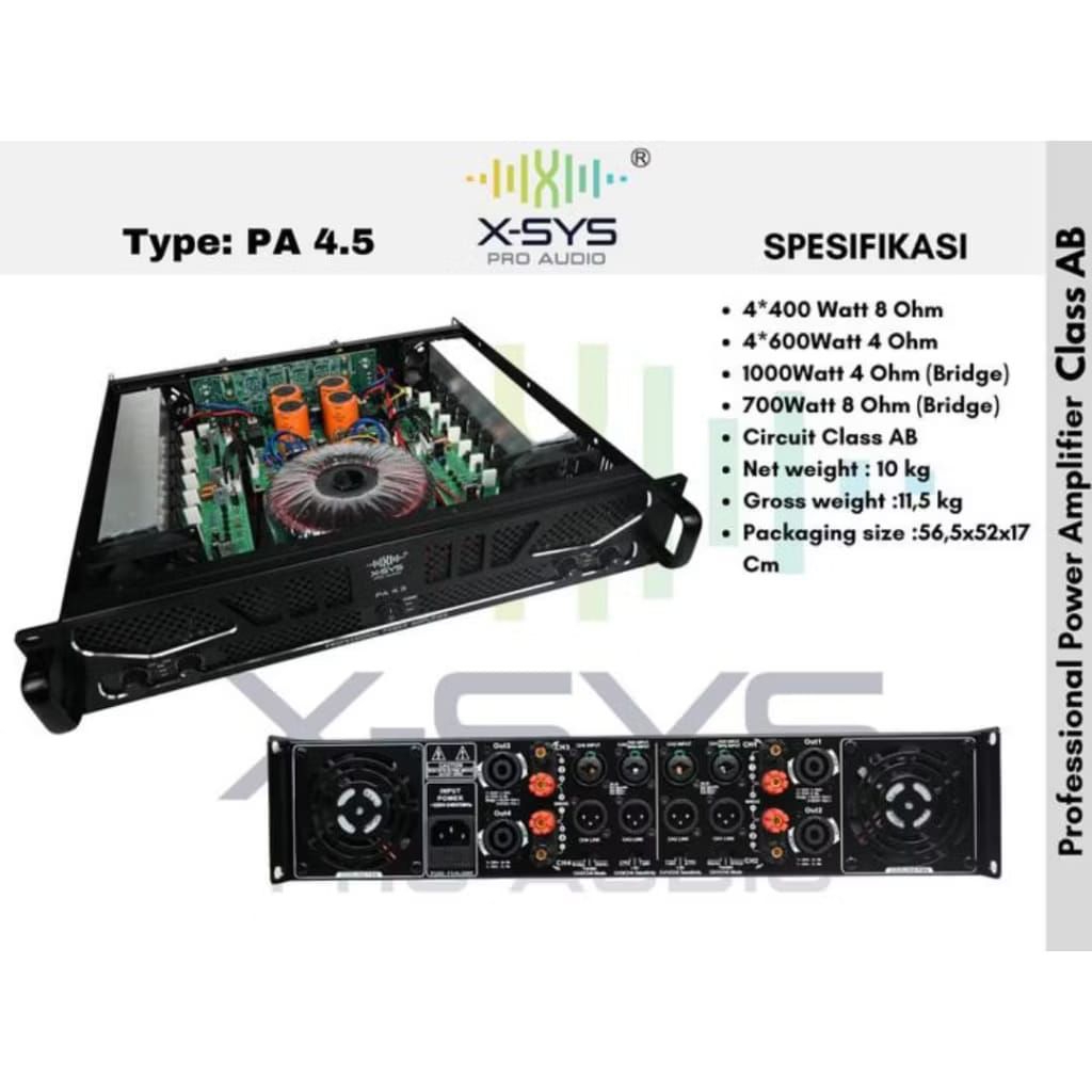 POWER X-SYS PA4.5