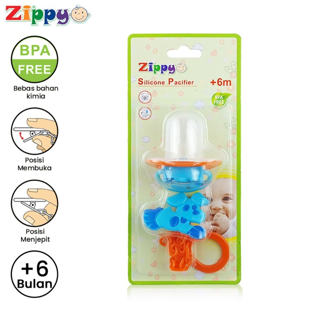 Zippy Silicone Pacifier (Empeng Silikon Zippy).