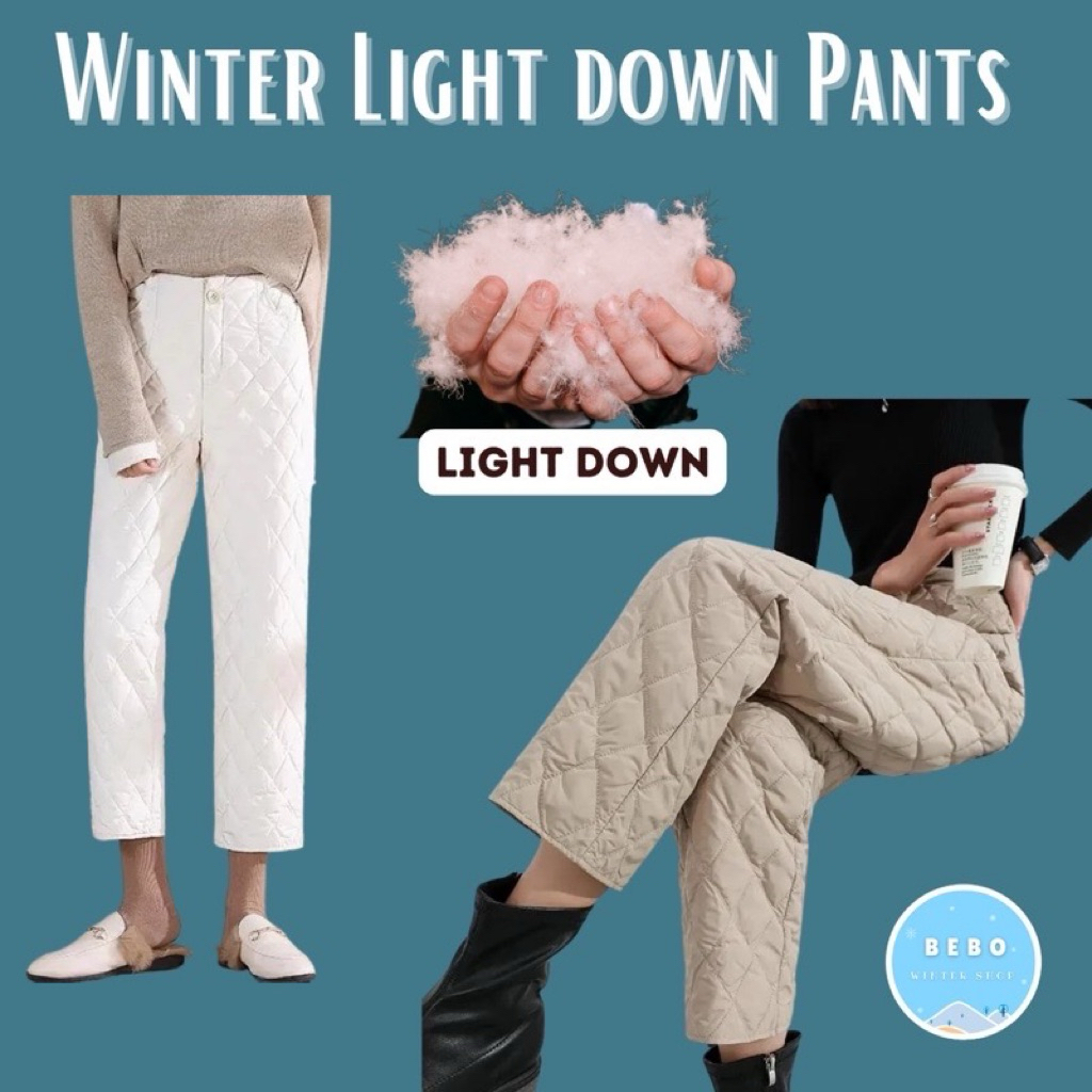 Windproof Lightdown Pants Celana Anti Angin Super Ringan