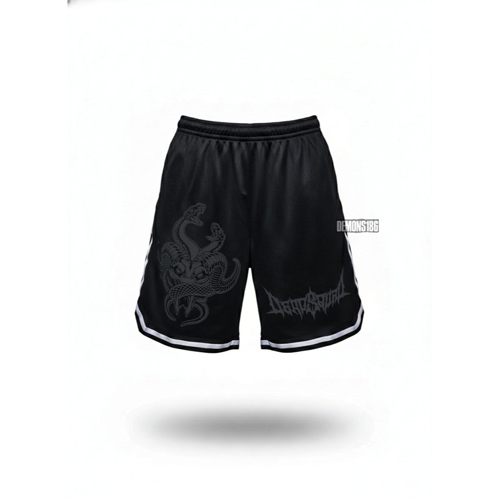 DEADSQUAD - SNAKE GOAT GREY MESHORT ORIGINAL