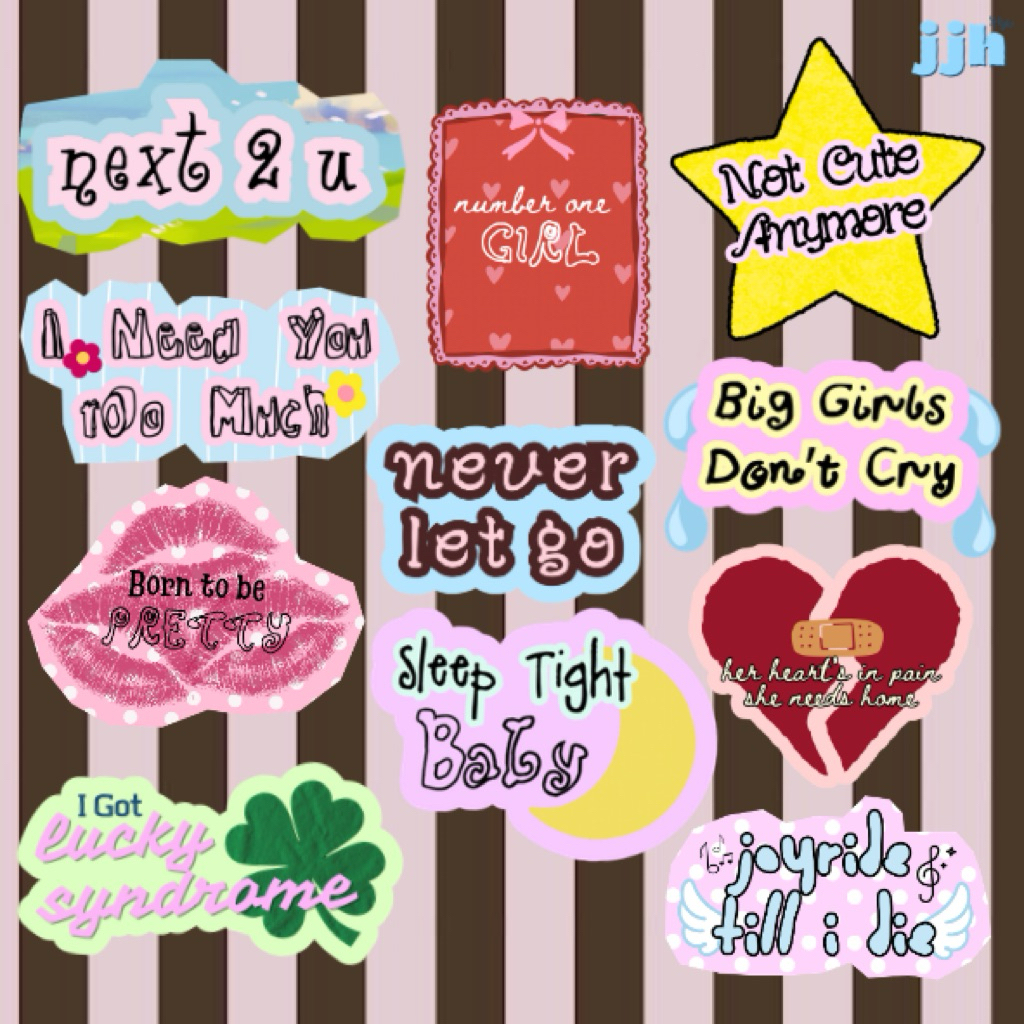 DIE CUT STICKER - MIN 2 PCS