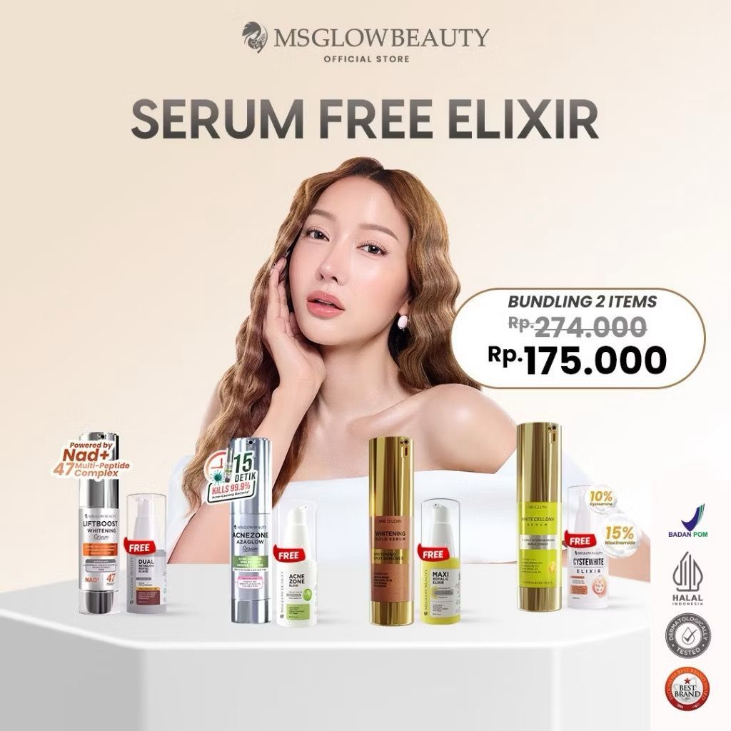 [SPECIAL BUNDLING] MS GLOW - SERUM FREE ELIXIR