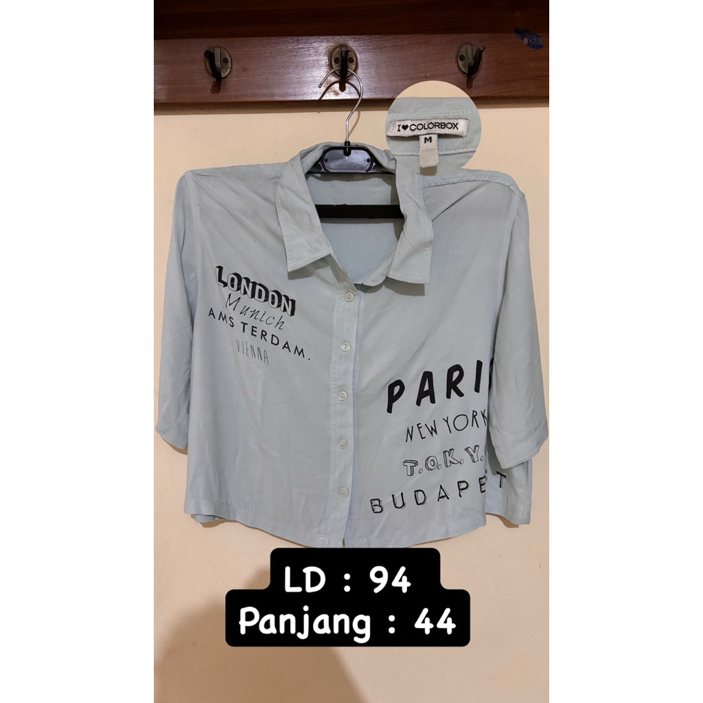 [PRELOVED] Kemeja biru