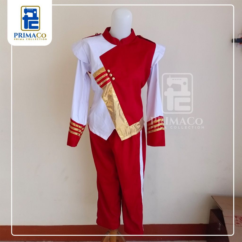Baju Drumband Merah Putih