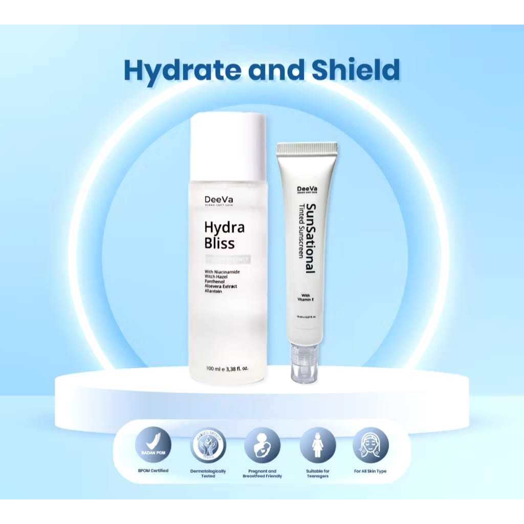 Hydrate & Shield Kit ( Hydra Bliss dan sunscreen )