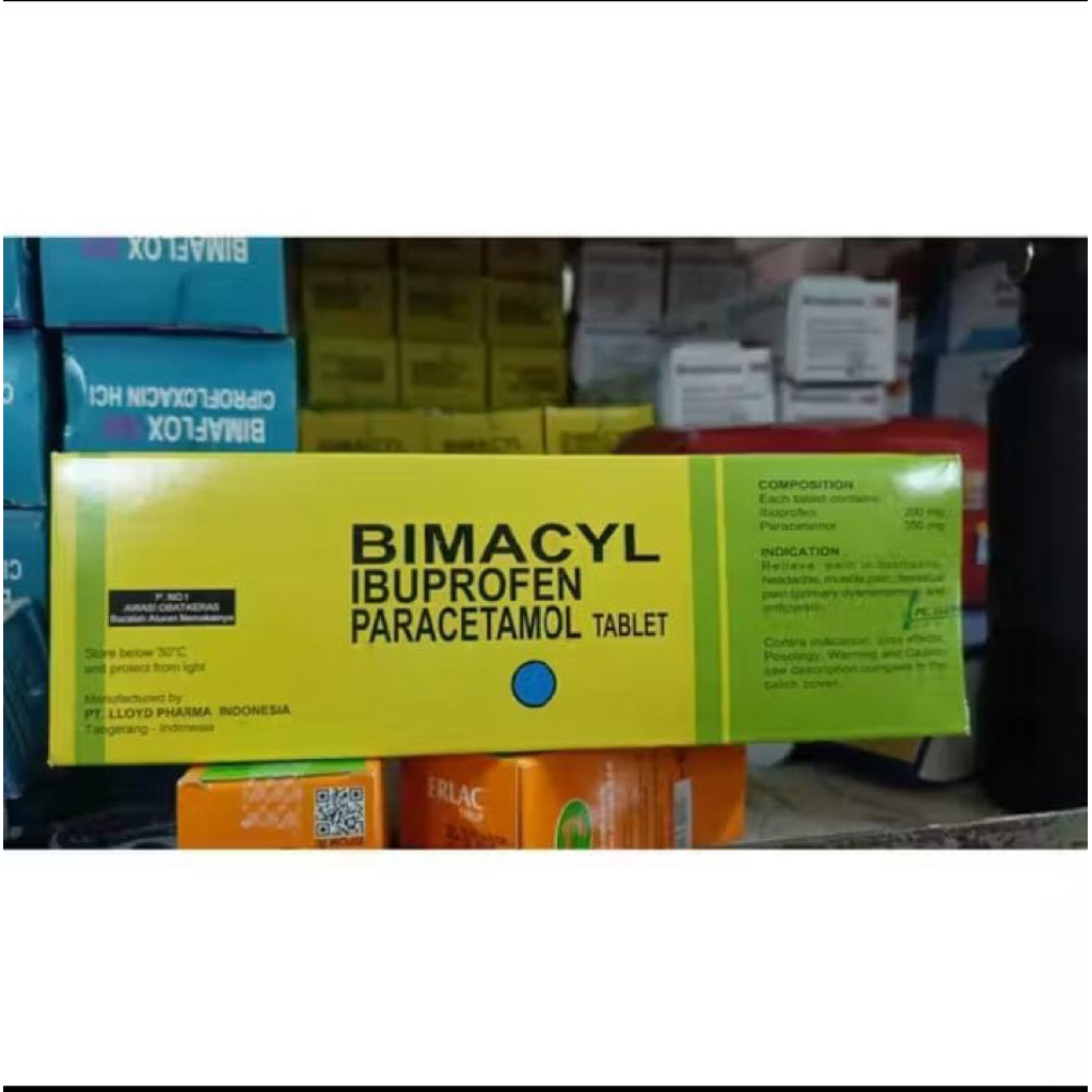 BIMACYL TABLET PER BOX