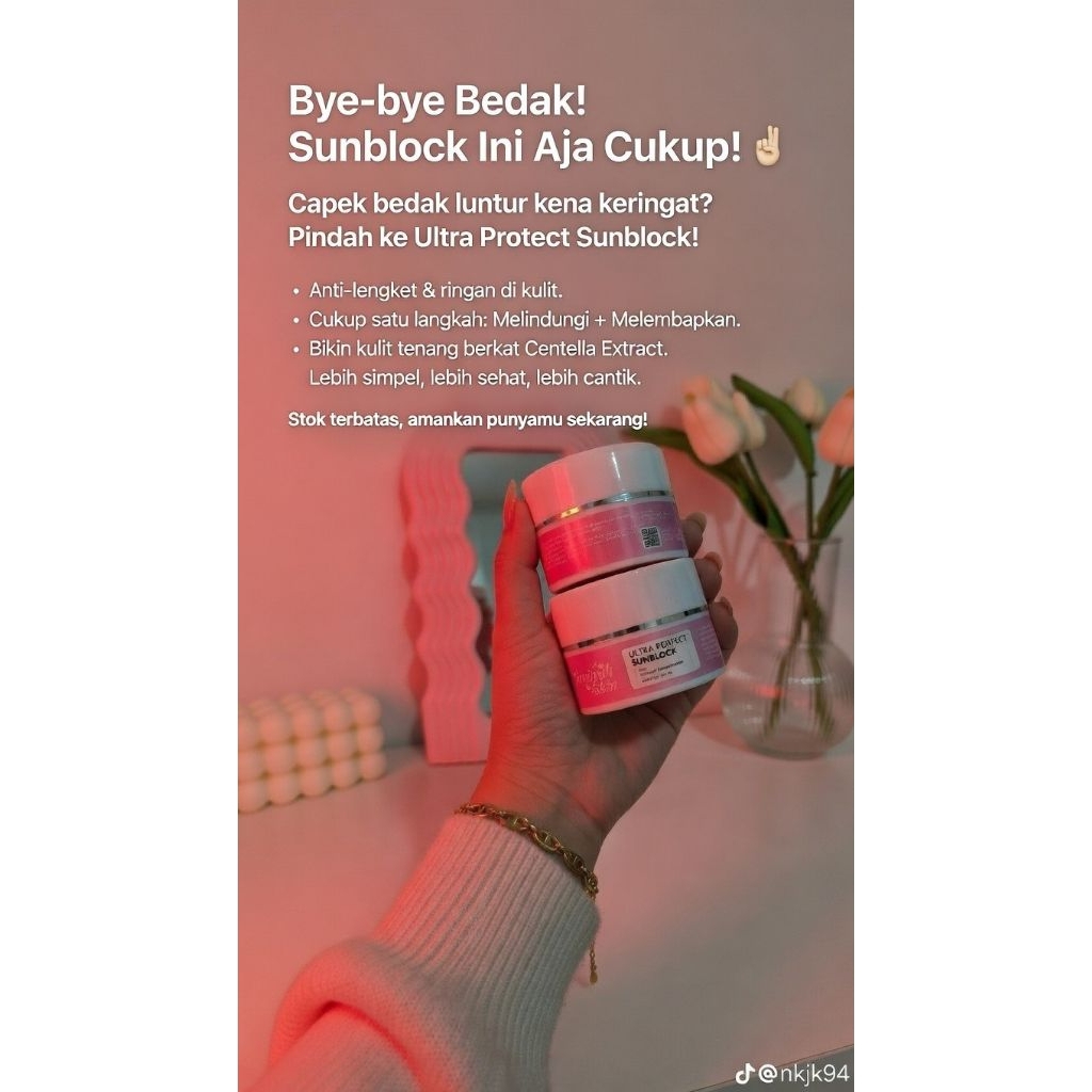 Sunblok Amityah skin.