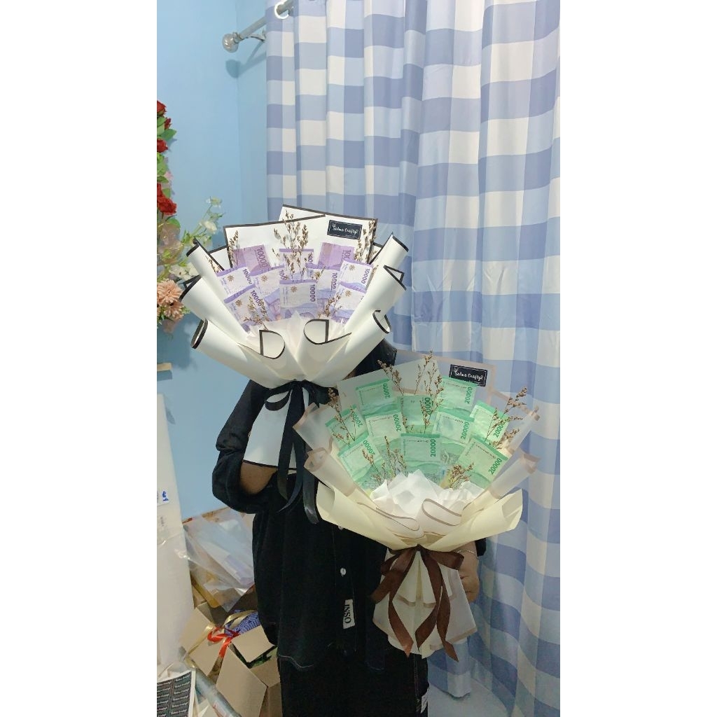 Buket uang 10 lembar