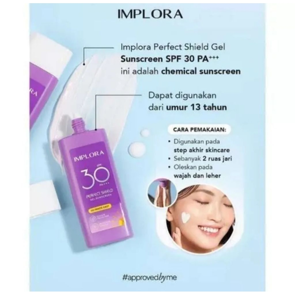 Sunscreen implora Spf 30 Pa+++ Perfect Shield Gel Sunscreen