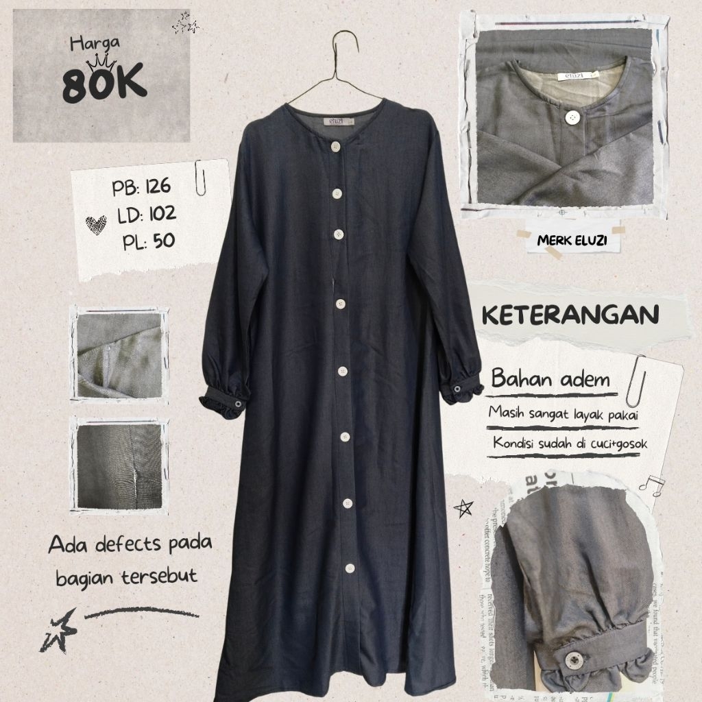 Preloved Gamis Muslimah