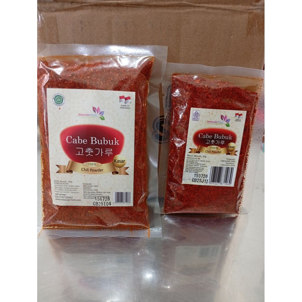 Cabe Bubuk Kasar 50 & 100 G