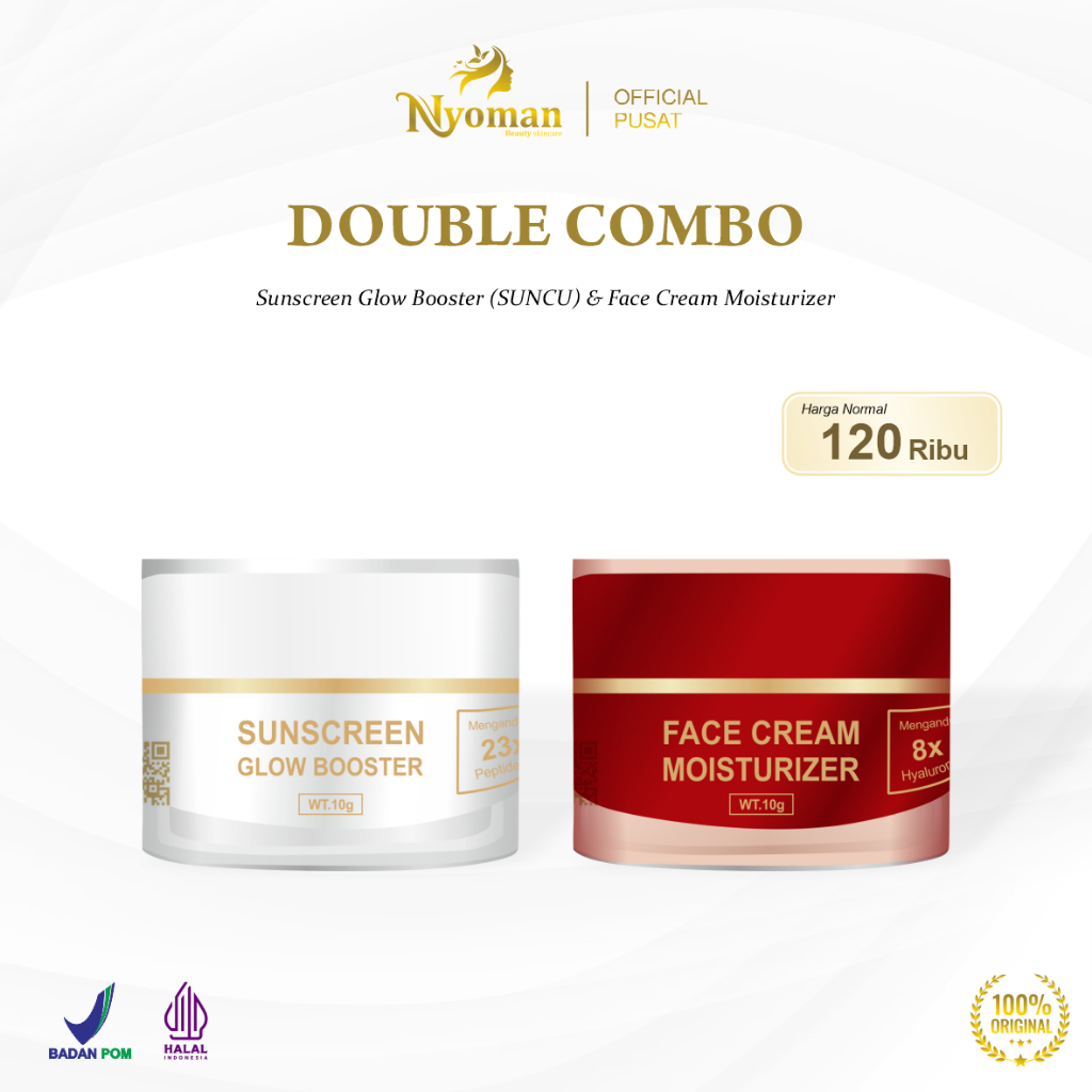 NYOMANSKINCARE- DOUBLE COMBO || SUNCU & MOISTURIZER
