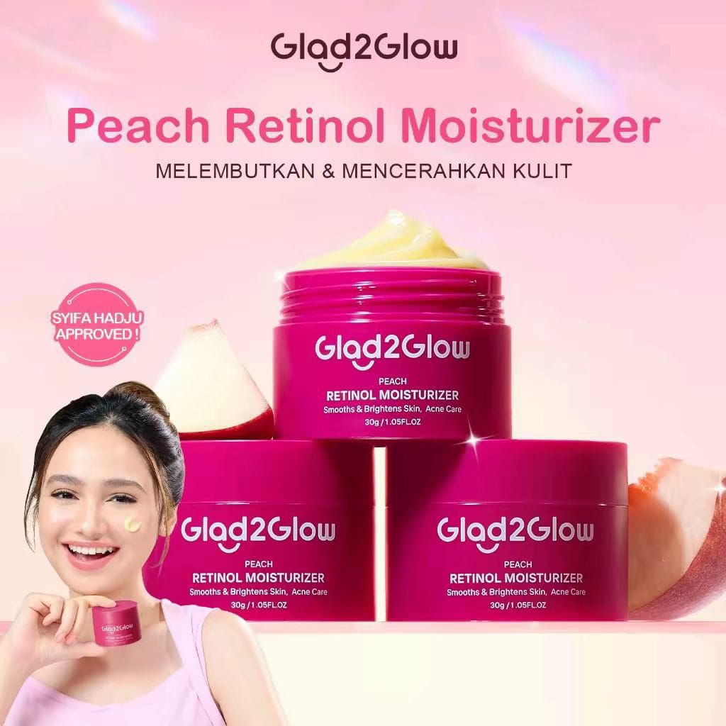Glad2Glow Peach Retinol Moisturizer