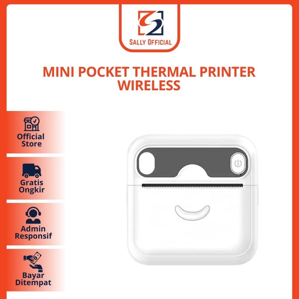 Mini Printer Wireless Bluetooth A32 Photo Label Memo