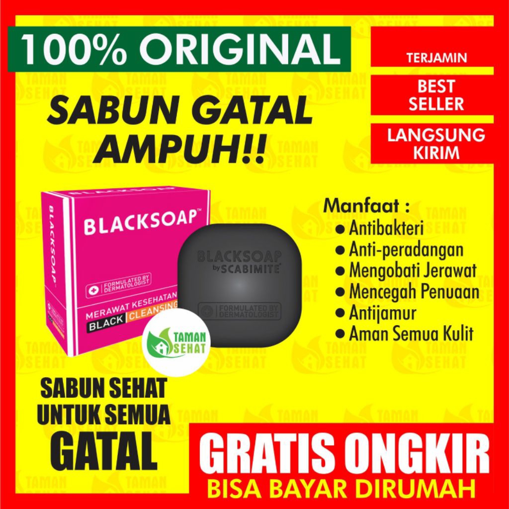 BLACK SOAP sabun gatal alergi