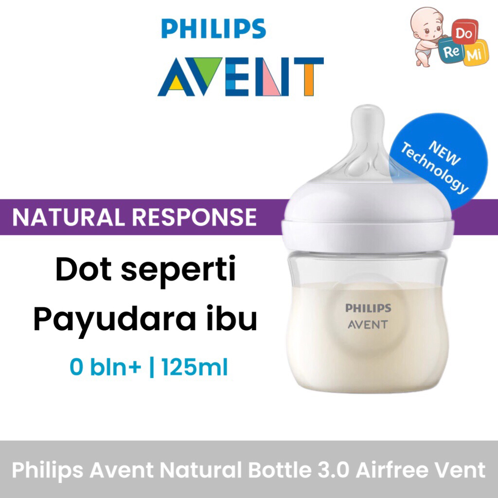 AVENT BOTOL SUSU RESPONSE 125ML/260ML