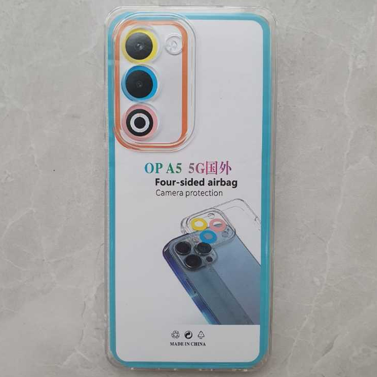 SOFTCASE BENING TRANSPARAN + PROTECT CAMERA OPPO A5