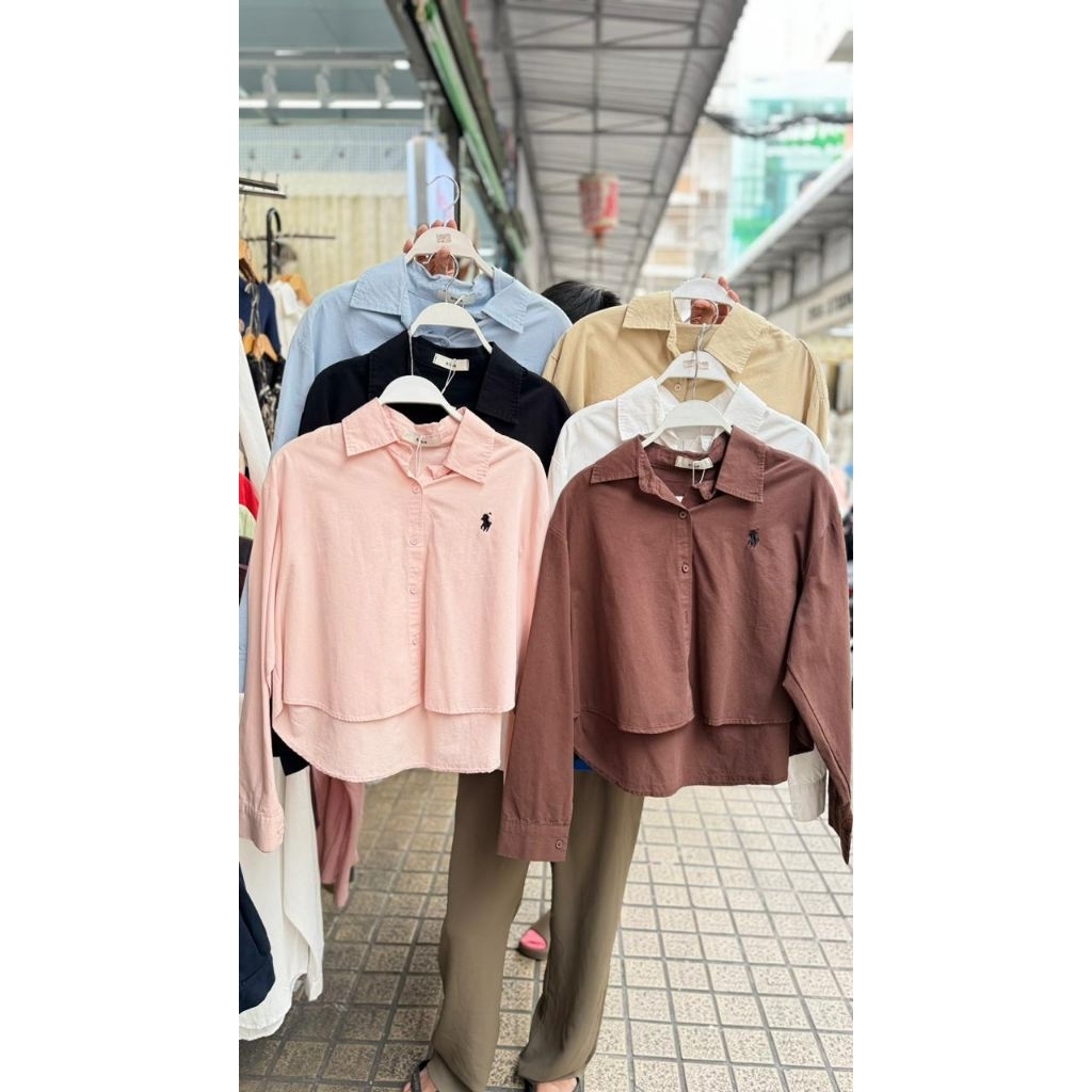 KEMEJA CROP SW