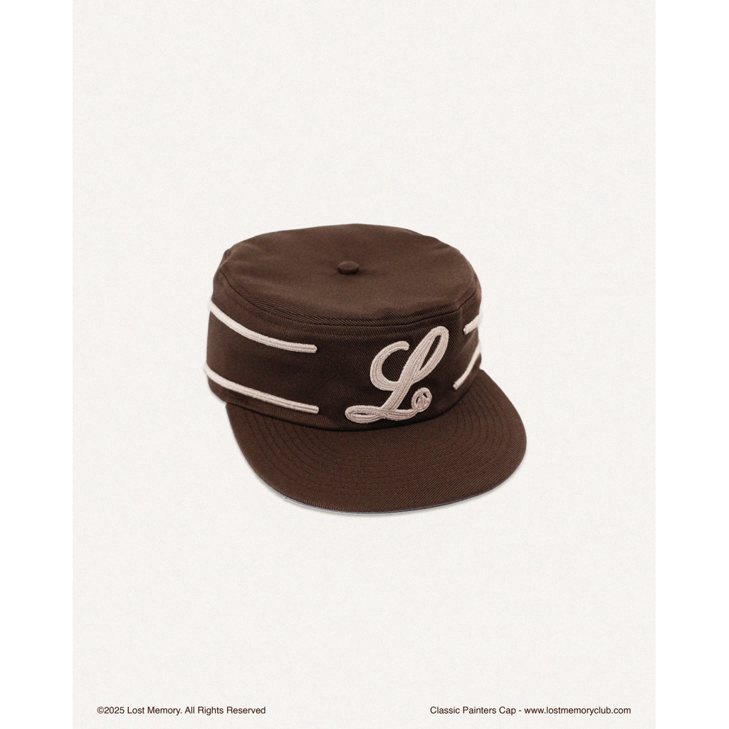 LOST MEMORY Classic Painters Cap Coffee