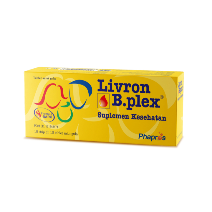 LIVRON B.PLEX SUPLEMEN MAKANAN 1 BOX