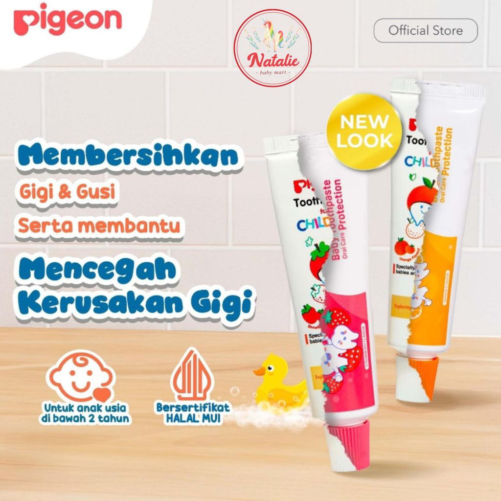 PIGEON Toothpaste Odol 45gr Aman Tertelan