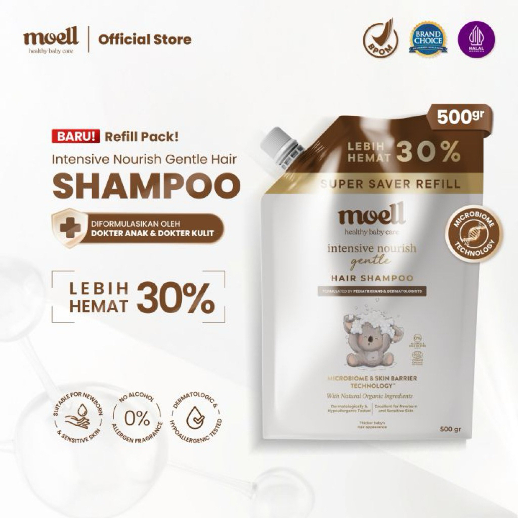 Moel refil hair shampoo 500gr