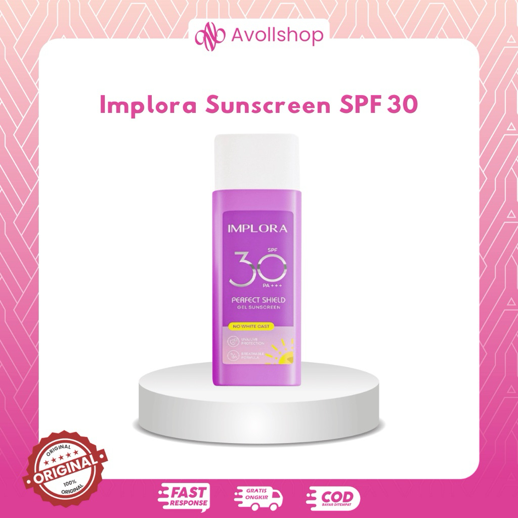 IMPLORA Perfect Shield Gel Sunscreen SPF30 PA+++