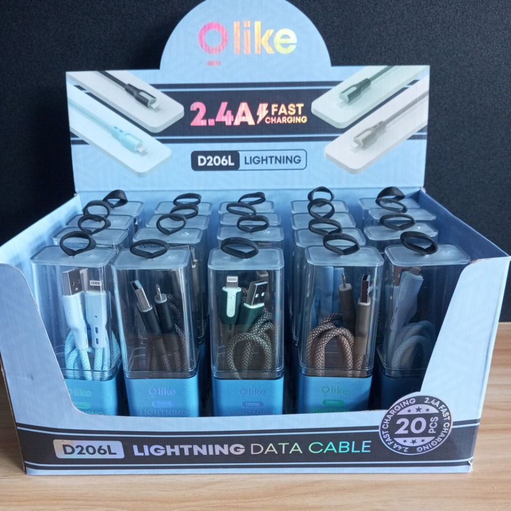 Kabel Data Olike D206L Lightning 2.4A