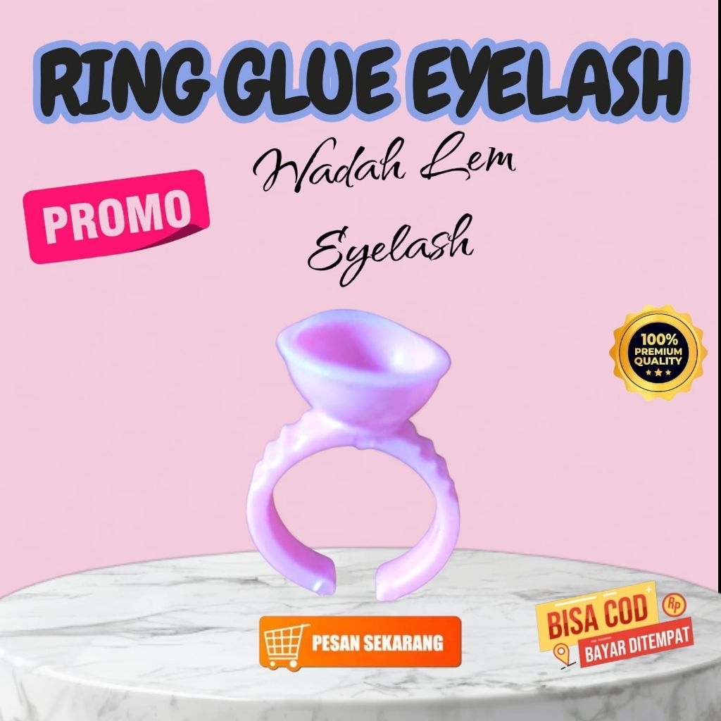 RING GLUE EYELASH/WADAH LEM