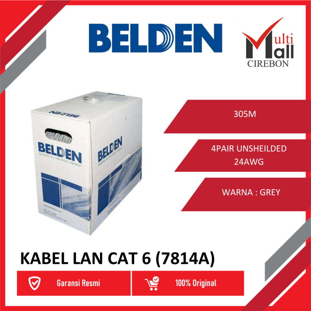 NETWORKING BELDEN KABEL LAN CAT 6 (7814)