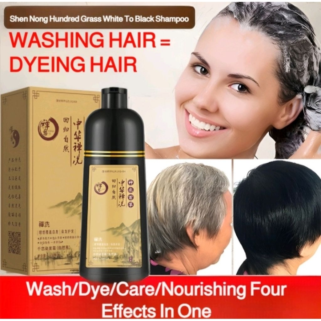 Shampoo uban warna hitam