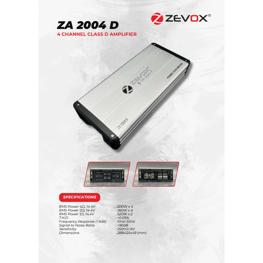 ZEVOX ZA 120.4 AB