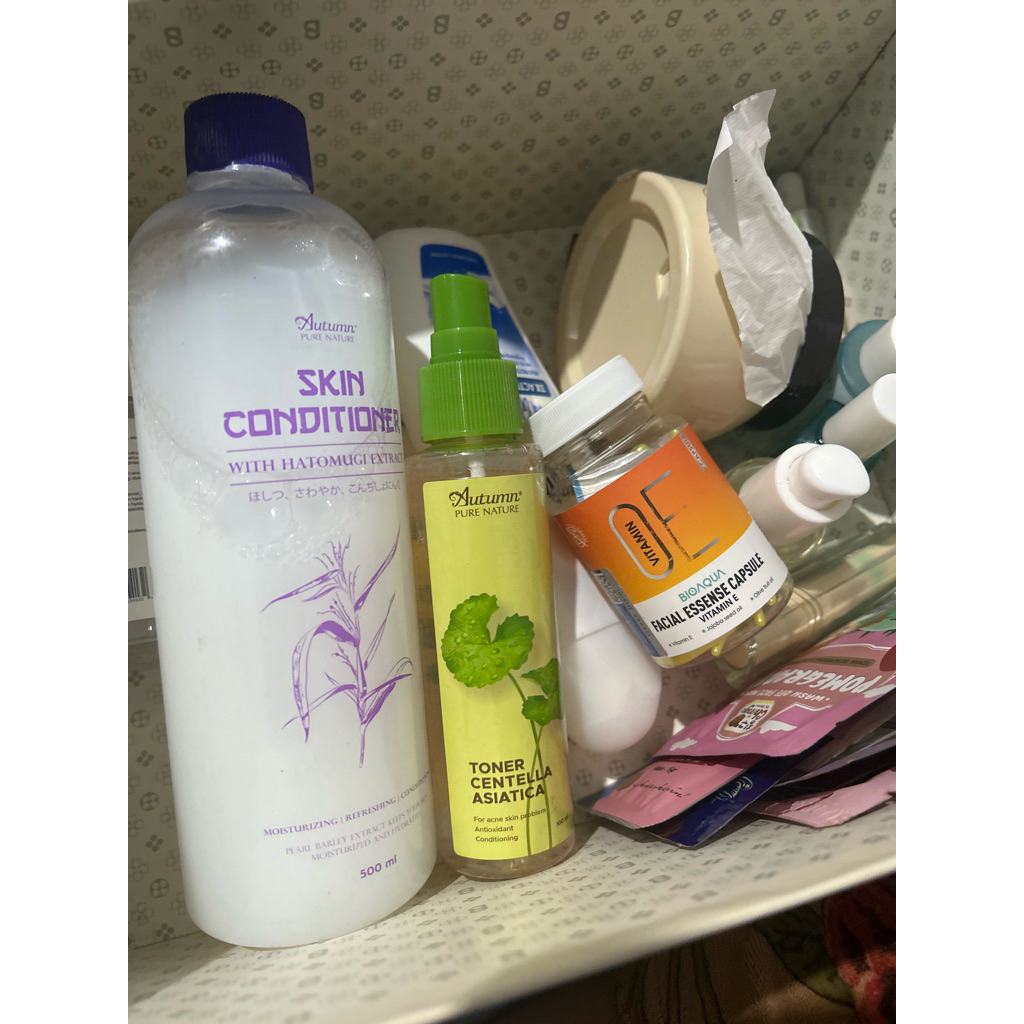 preloved toner dan capsule essence
