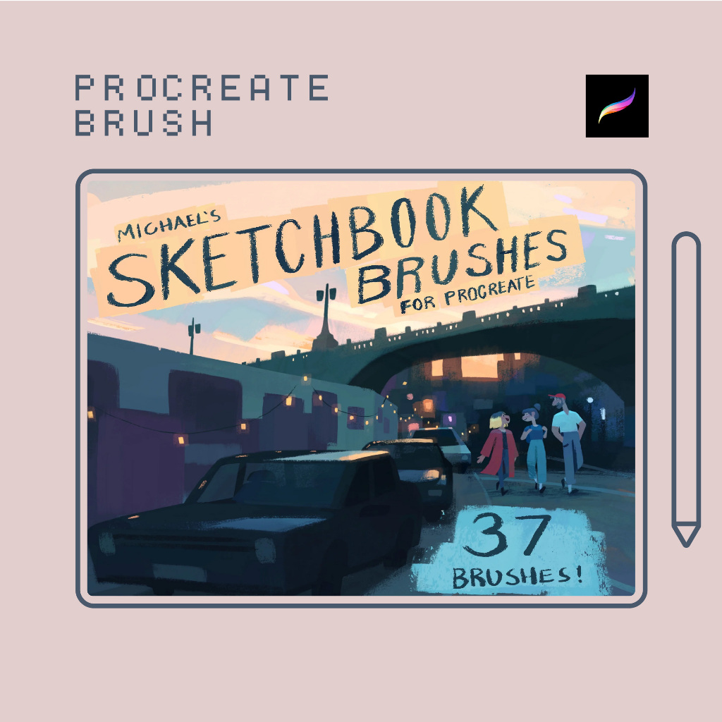 Procreate Brush - MR Sketchbook Brushes brushes