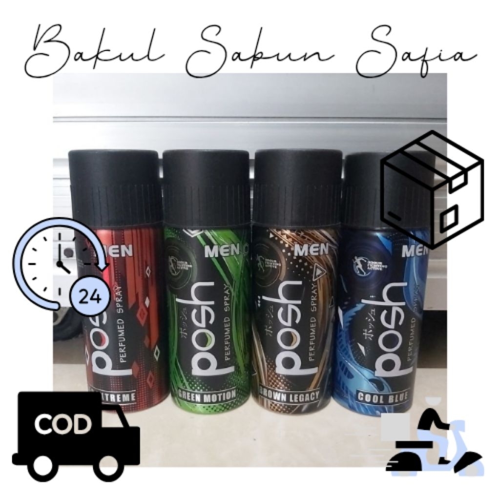 Posh Men Perfumed Spray 150ml