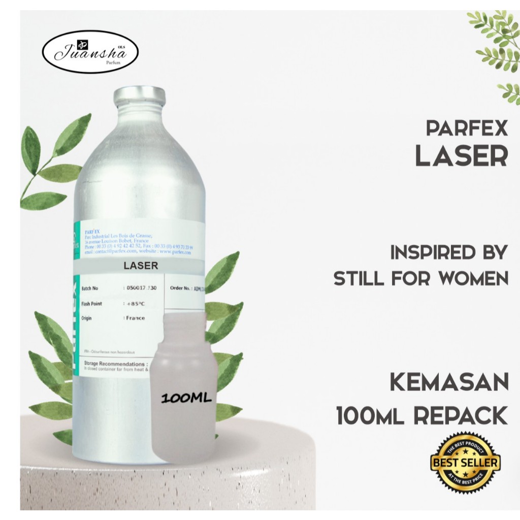 BIBIT PARFUM MURNI LASER | PARFEX 100ML REPACK