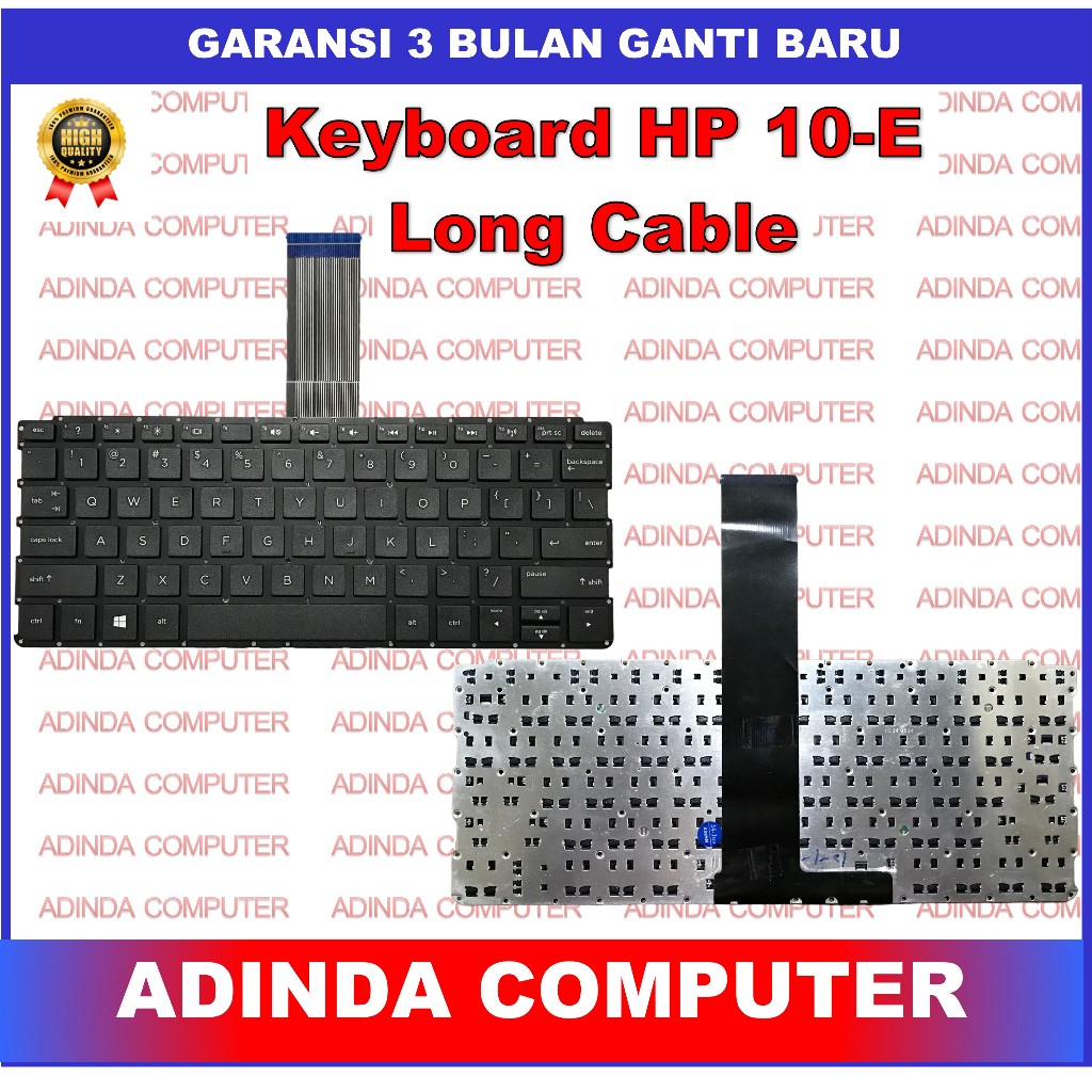 Keyboard HP Touchsmart 10e 10-e 10-e003au 10-e004au 10-e010nr Long Cable