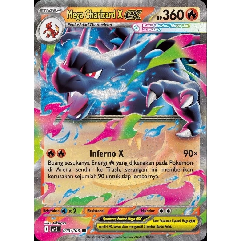 Mega Charizard X EX MA2| 013/103 RR