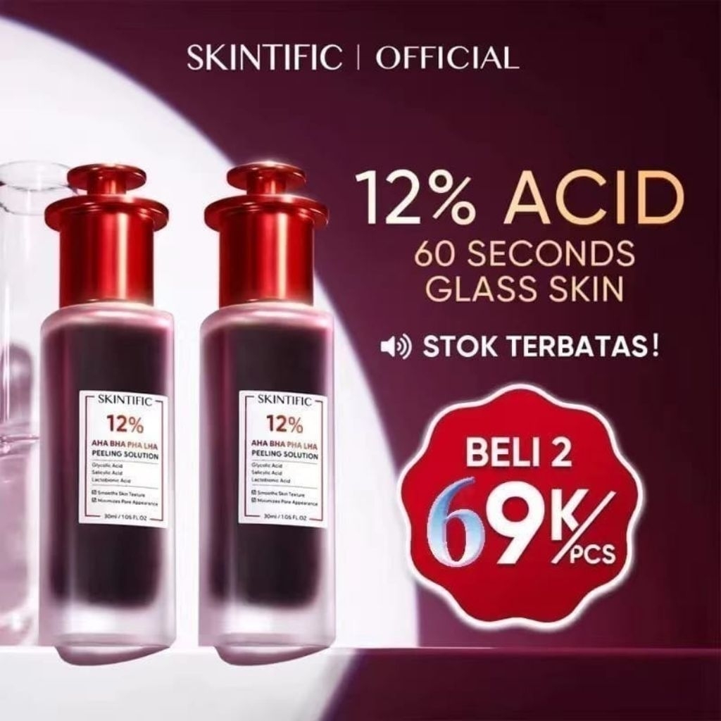 SKINTIFIC AHA BHA PHA LHA Peeling Solution