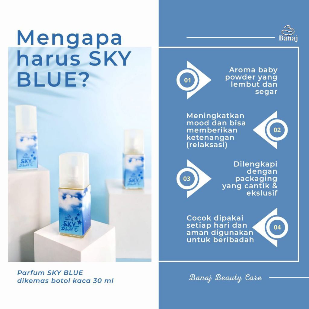 Sky blue Parfume