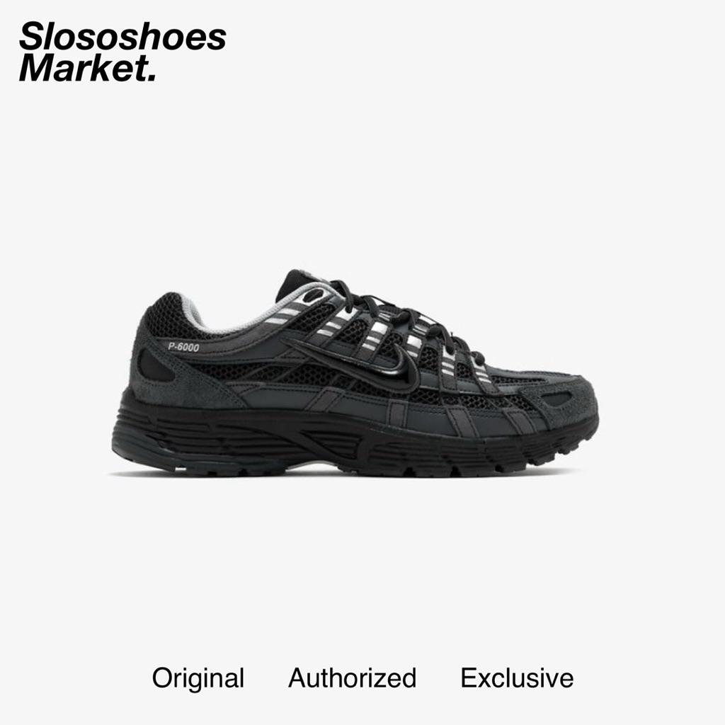 Nike P6000 - Anthracite Chrome Metallic Silver Black