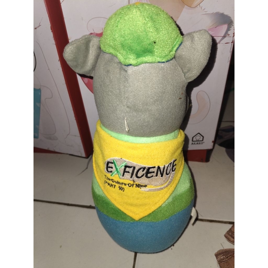 boneka badak lucu preloved