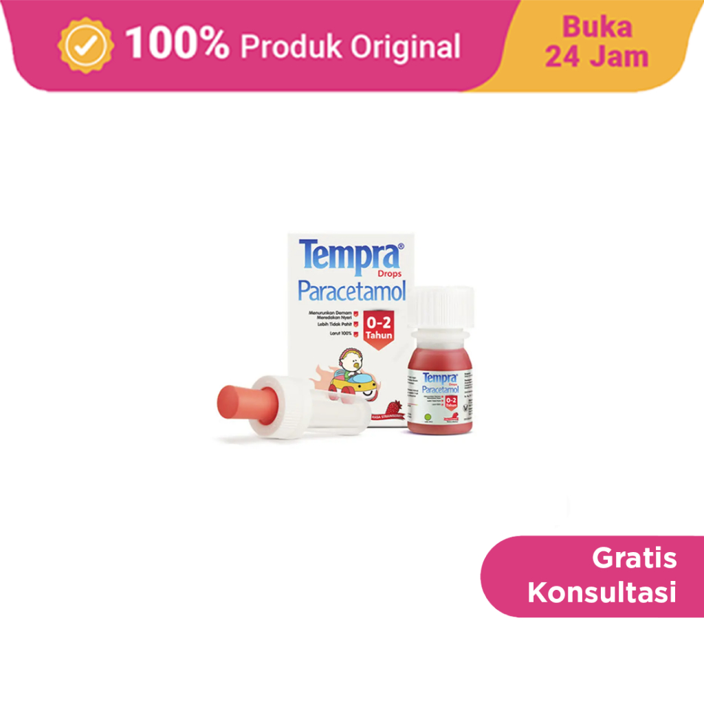 Tempra Drops Rasa Strawberry 15 ml