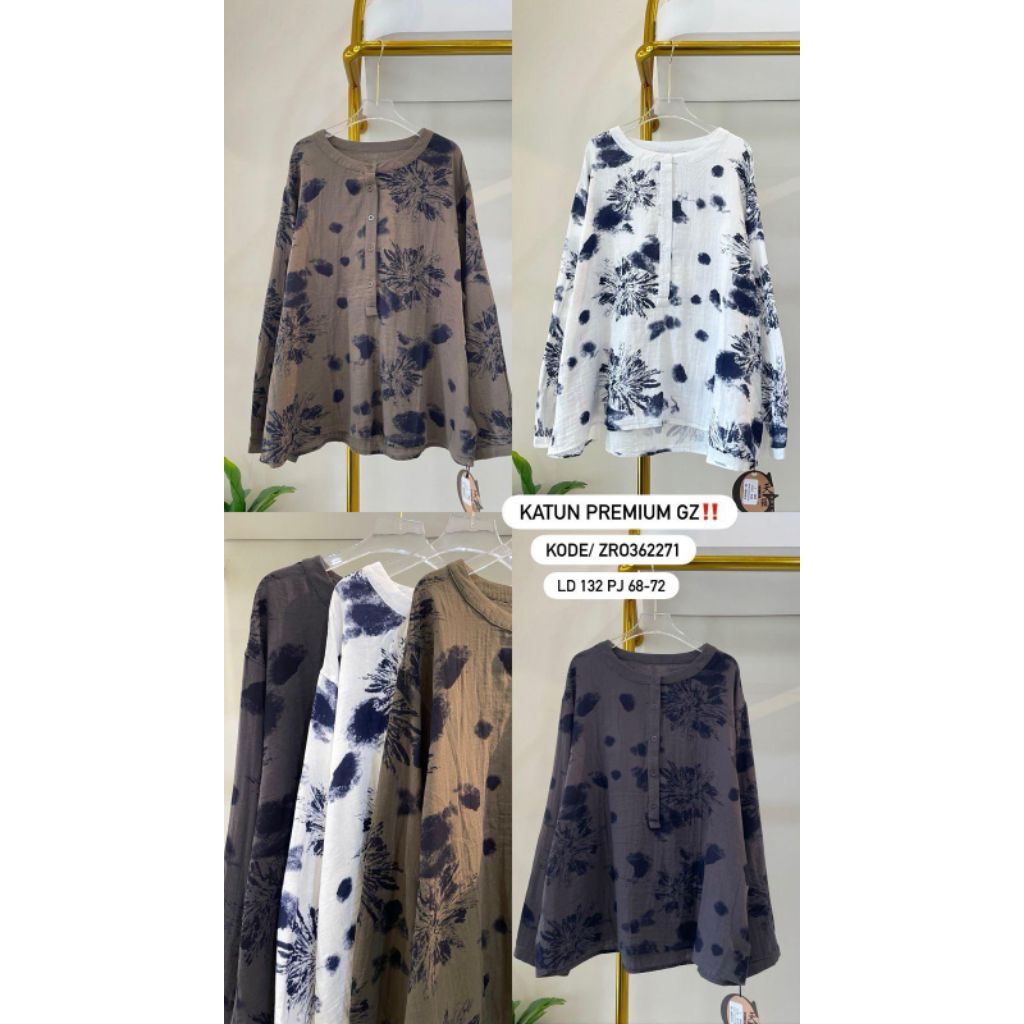 Shirt abstrak import