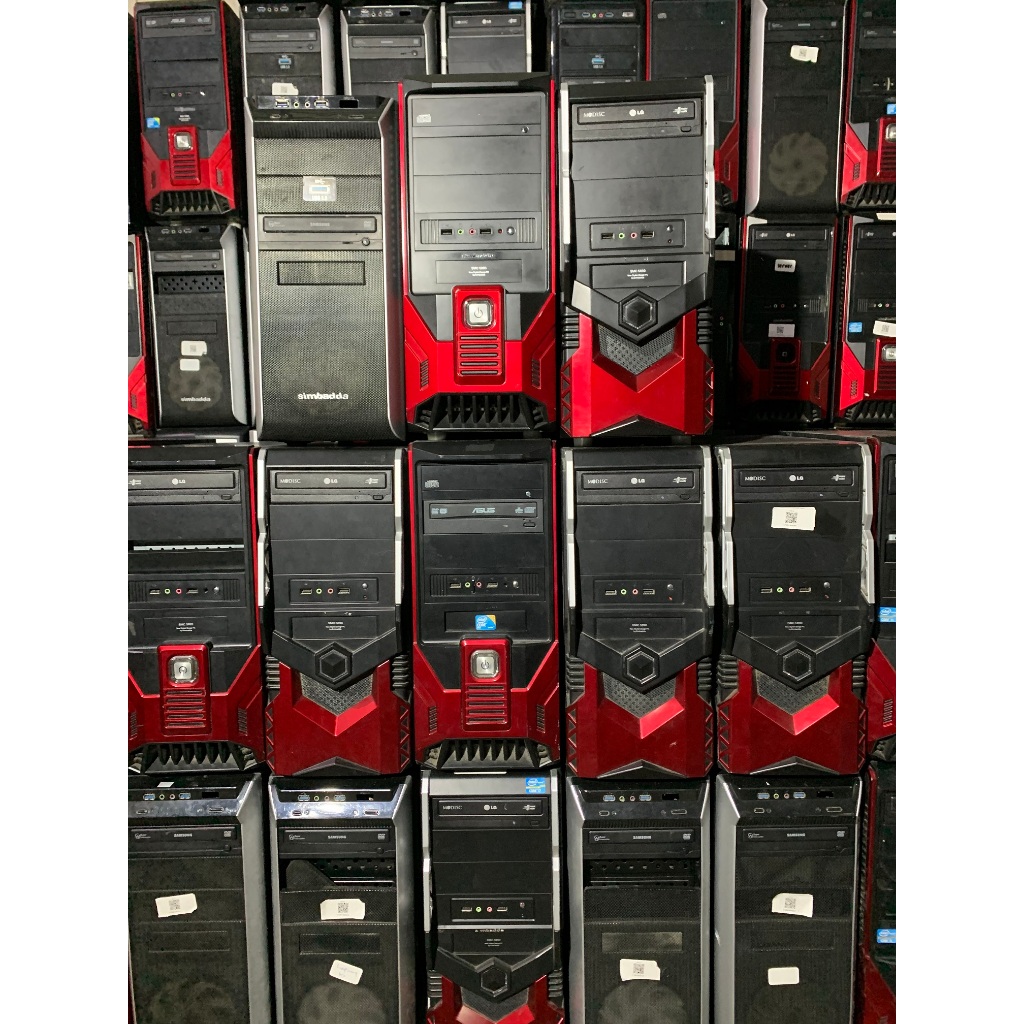 Casing pc ukuran ATX random model& merek case komputer, bagus,
