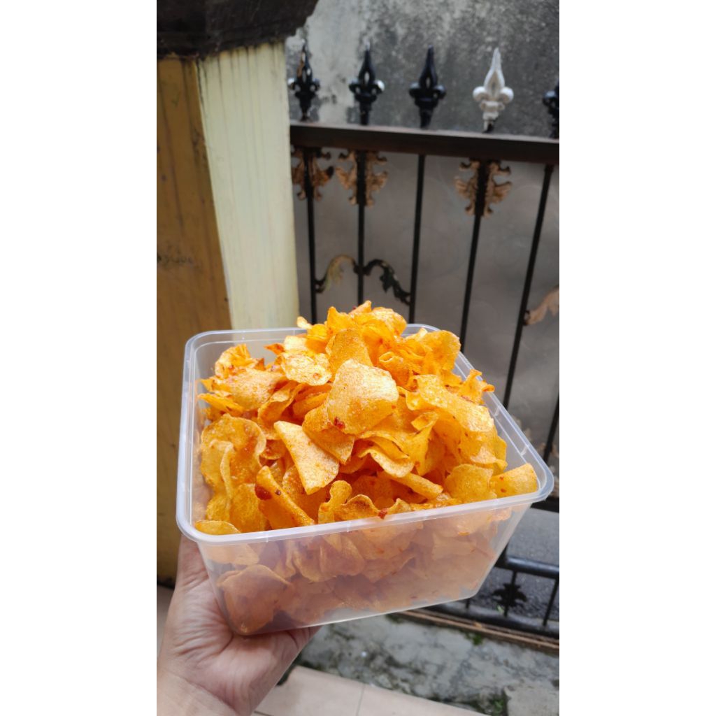 Kripik Kentang Pedas