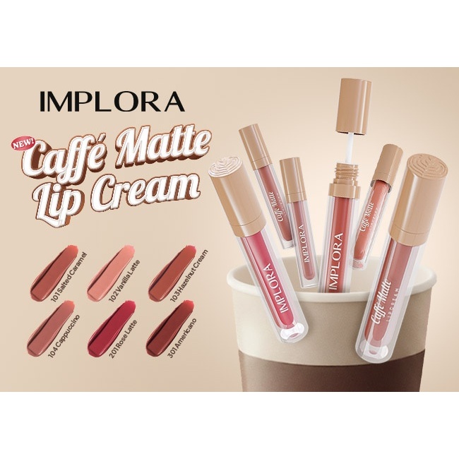 IMPLORA LIPCREAM CAFFE MATTE