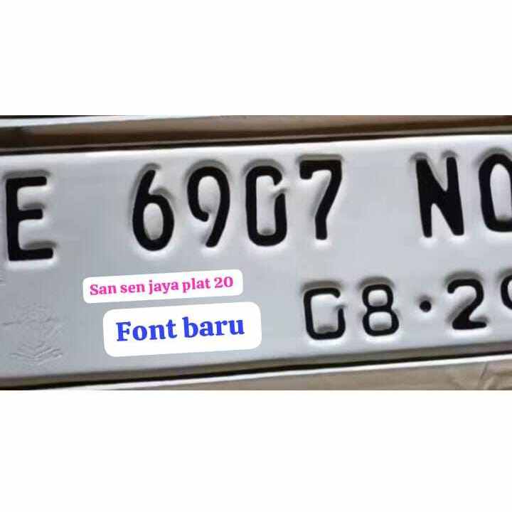 plat nomer motor standar