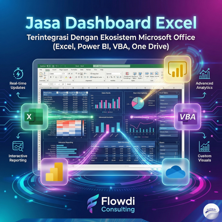 Jasa Pembuatan Dashboard Excel Spreadsheet Custom