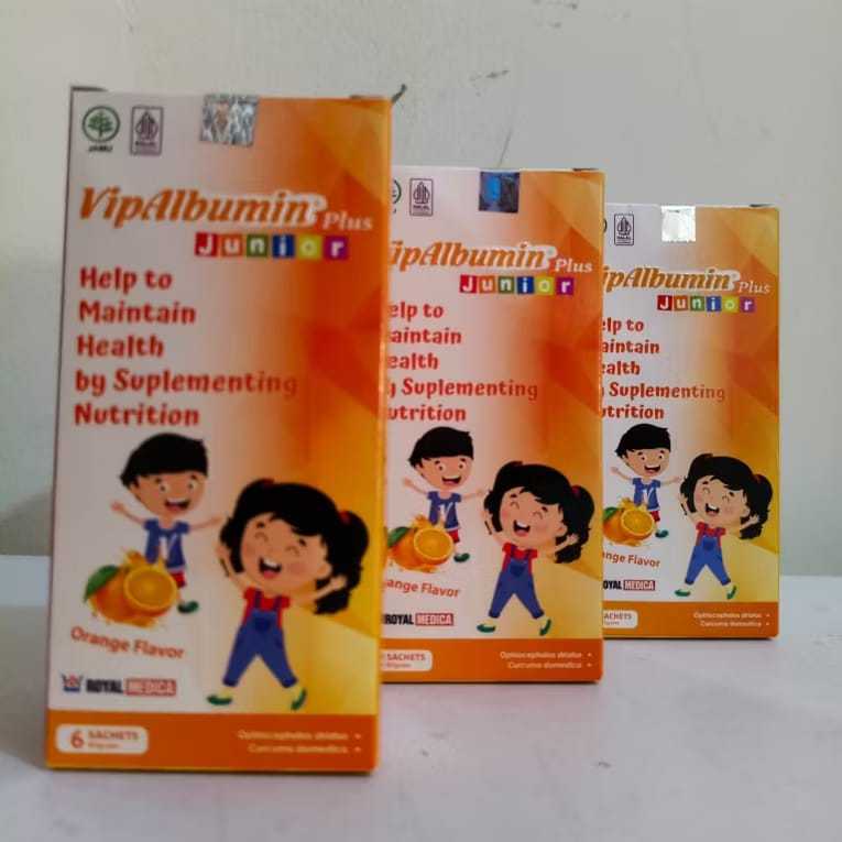 Vipalbumin Plus Junior 1 Box 6 Sachet